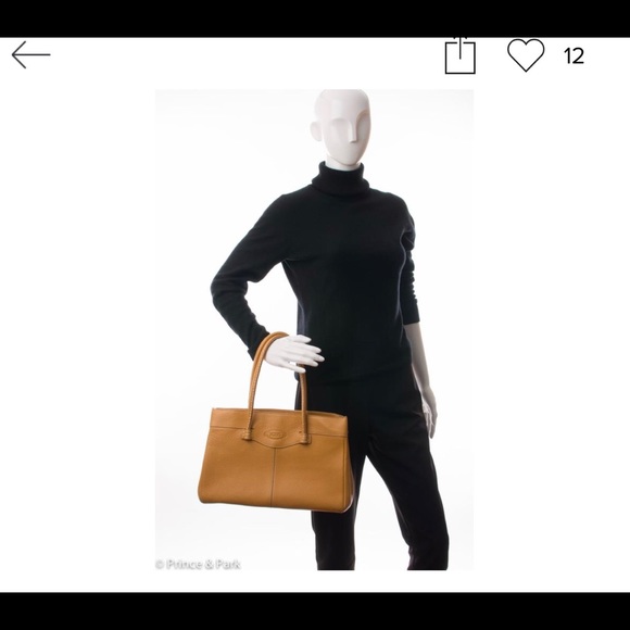 Tod’s black pebble leather bag - Picture 5 of 5